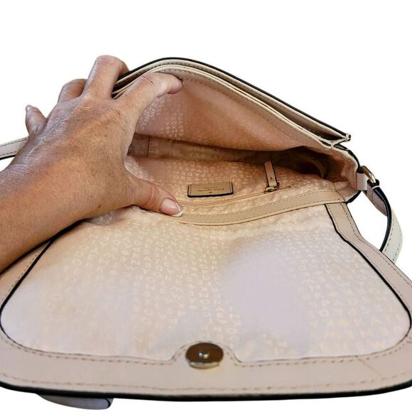 Kate Spade Lightest Blush Pink Rhinestone Bow Flap Crossbody Shoulder Bag - Picture 13 of 16